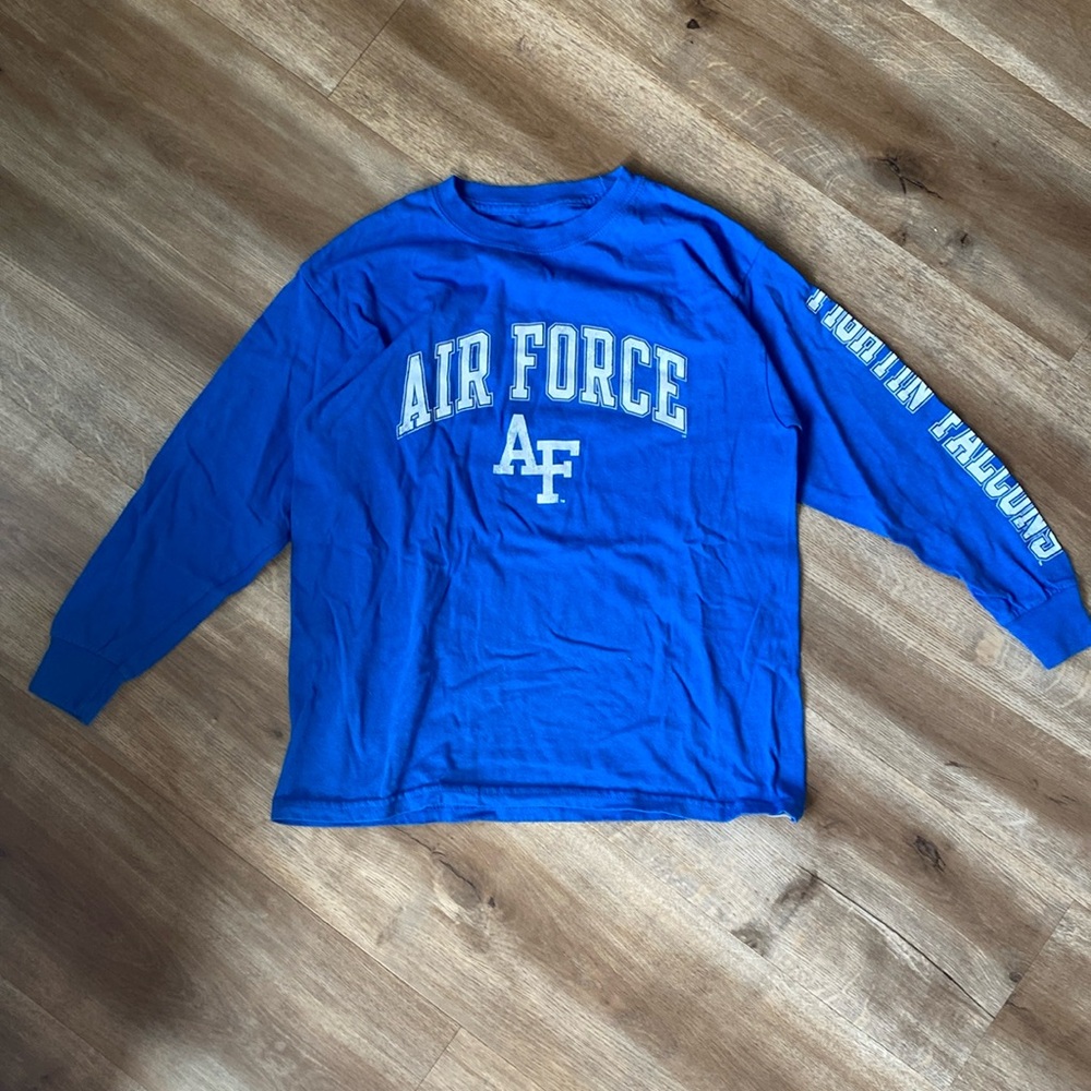 Air Force long sleeve tee, kids M